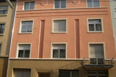 06 | MFH Geibelstr. 25, Karlsruhe, Straßenansicht (nach Sanierung), LP 6-8 als FM