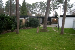 03 | Kulturdenkmal Elbingerstr. 44a, Karlsruhe_Bestand Gartenansicht (vor Flachdachsanierung)