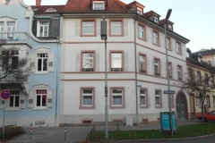 15 | Kulturdenkmal MFH Karlsburgstr. 8, Karlsruhe, Straßenansicht (vor Sanierung)