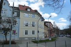 16 | Kulturdenkmal MFH Karlsburgstr. 8, Karlsruhe, Straßenansicht (nach Sanierung)